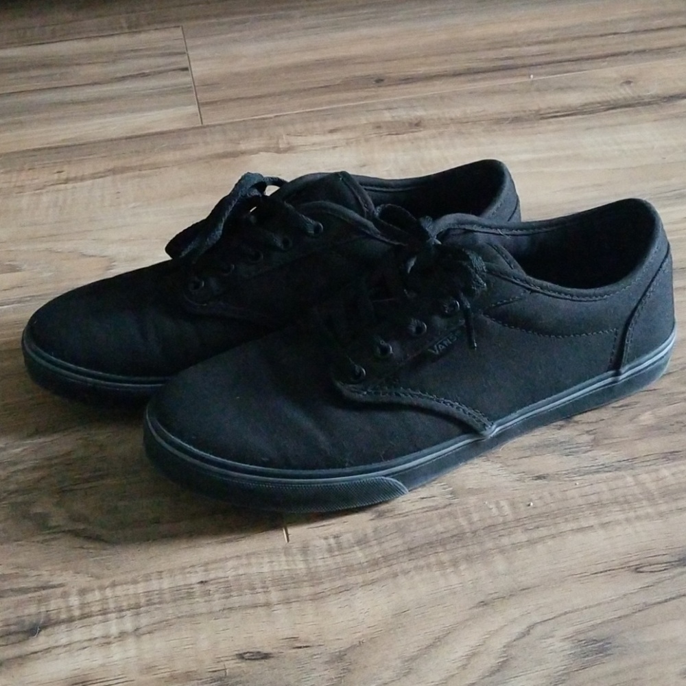 Worn Once! Black Vans